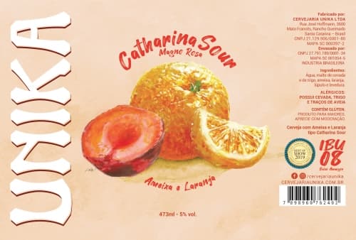 Catharina Sour Magno Rosa - Ameixa & Laranja