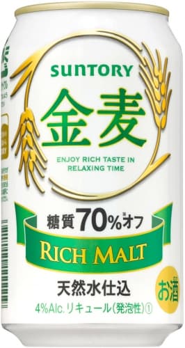 Kinmugi Toshitsu 70% Off (金麦 糖質70%オフ)