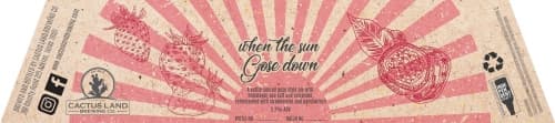 When the Sun Gose Down (Strawberry & Passionfruit)