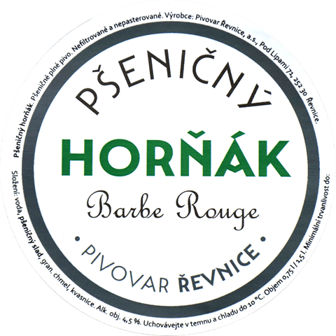 Pšeničný Horňák Barbe Rouge