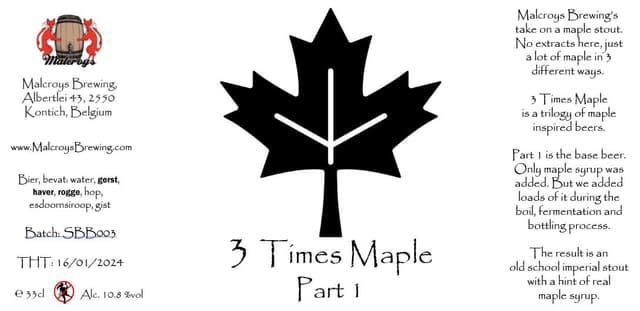 3 Times Maple Part 1