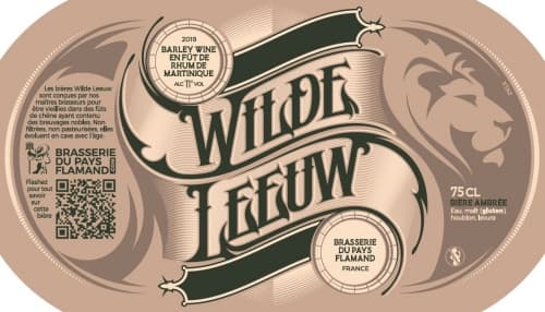 Wilde Leeuw Barley Wine En Fût De Rhum De Martinique 2019