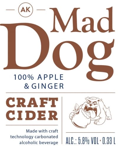 MadDog Craft Cider Apple & Ginger