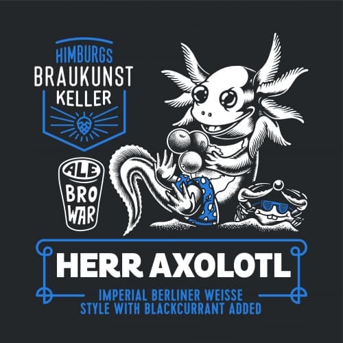 Imperial Herr Axolotl with Black Currant