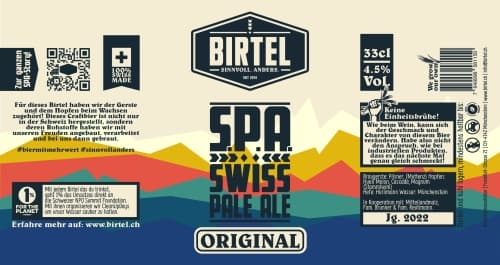 S.P.A. Swiss Pale Ale