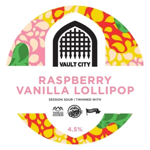 Raspberry Vanilla Lollipop