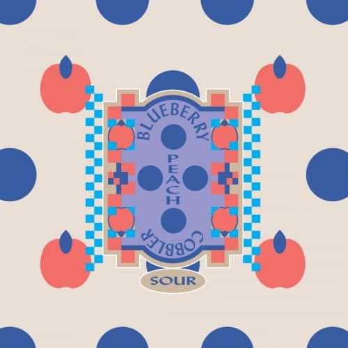 Blueberry Peach Cobbler Sour