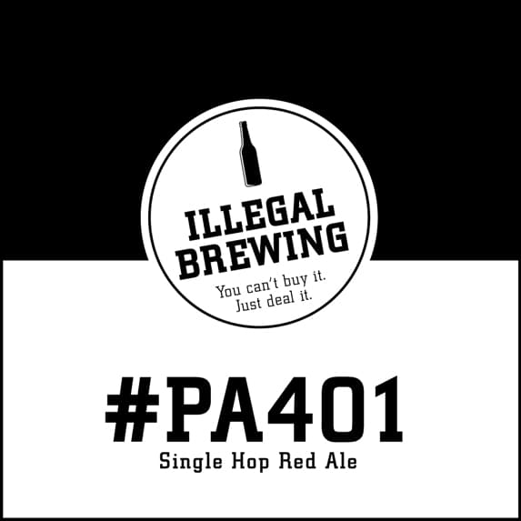 #PA401 Single Hop Red Ale