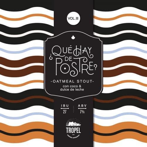 "¿Qué Hay De Postre? - Volumen III" - Oatmeal Stout Con Coco Y Dulce De Leche