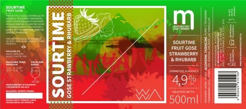 Sourtime Gose Strawberry & Rhubarb