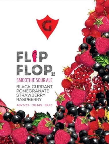 FLIP FLOP 32 | black currant • pomegranate • strawberry • raspberry