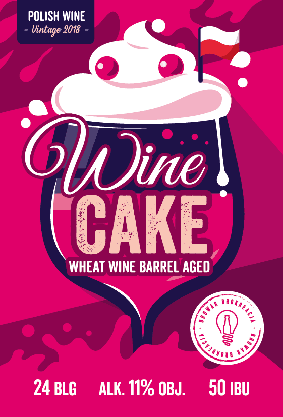 Wine Cake Polish Wine BA Vintage 2018