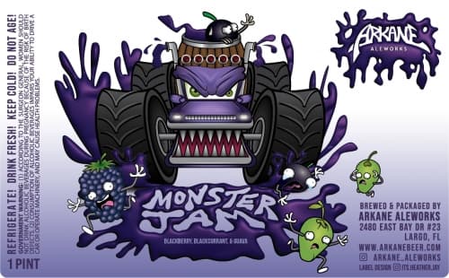 Monster Jam: Blackberry, Black Currant & Guava