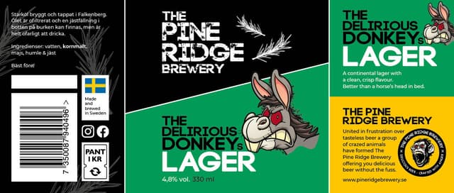 The Delirious Donkey*s Lager