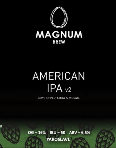 American IPA V2 Citra & Mosaic