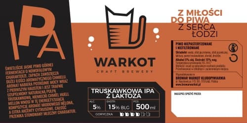 Truskawkowa IPA z laktozą