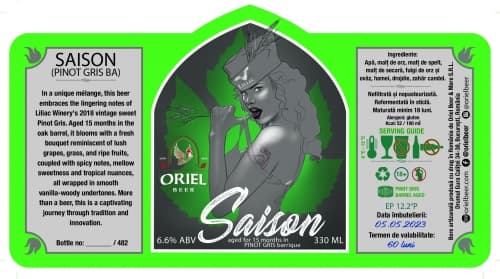 Oriel Saison (Pinot Gris BA)