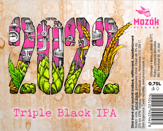 2022 DDH Triple Black IPA
