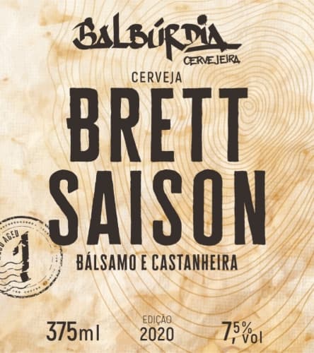 Brett Saison Wood Aged #1 - Bálsamo e Castanheira