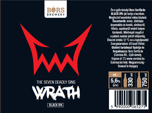 The Seven Deadly Sins - Wrath