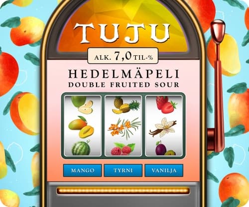 Hedelmäpeli - Mango, Tyrni, Vanilja