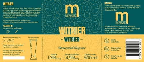 Maryensztadt Klasycznie - Witbier