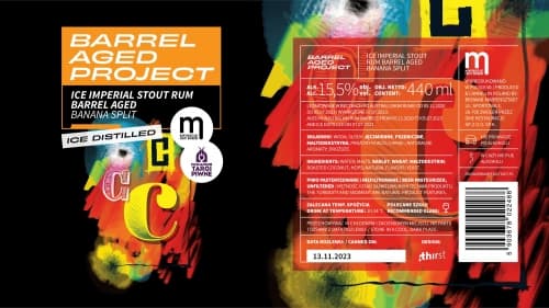 Barrel Aged Project: Ice Imperial Stout Rum BA - Banana Split