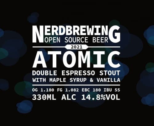 Atomic Double Espresso Stout With Maple Syrup & Vanilla