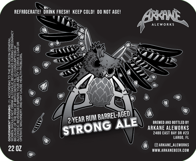 2 Year Rum Barrel Aged Strong Ale