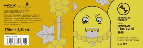 Hungarian Terroir: Gizella - Spontan Hárslevelű 2018