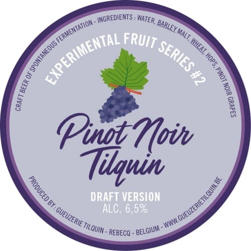 Experimental Fruit Series #2 - Pinot Noir Tilquin - Draft Version