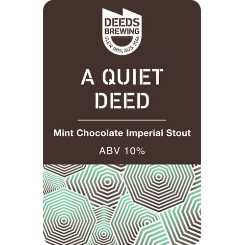 A Quiet Deed 2021 - Mint Chocolate
