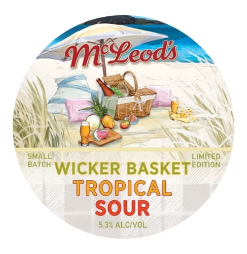 Wicker Basket Tropical Sour