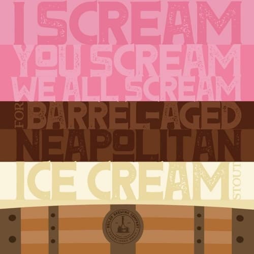 I Scream, You Scream, We All Scream For Barrel Aged Neapolitan Ice Cream