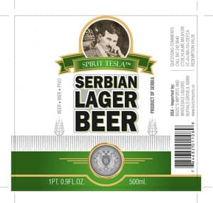 Spirit Tesla Serbian Lager Beer