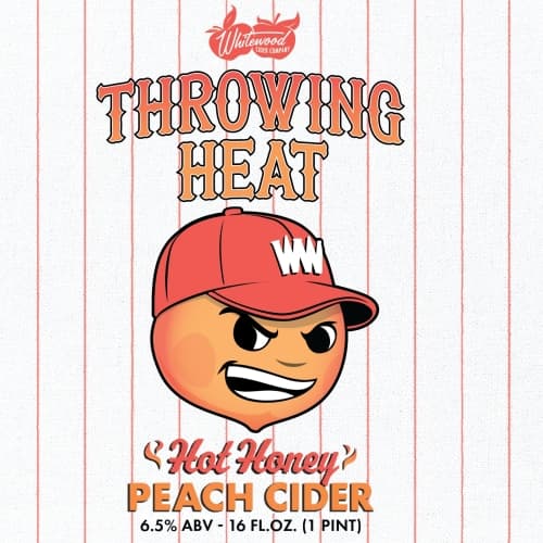 Throwing Heat Hot Honey Peach Cider