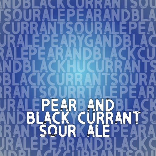 Pear And Black Currant Sour