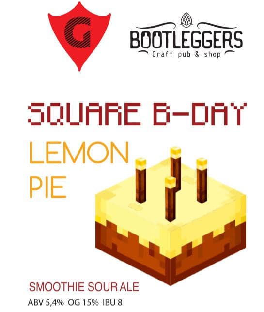 SQUARE B-DAY LEMON PIE