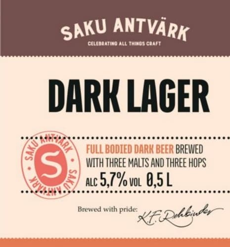Saku Antvärk Dark Lager