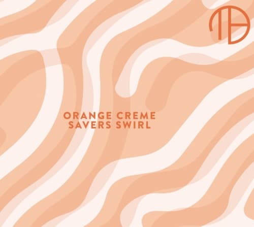 Orange Creme Savers Swirl