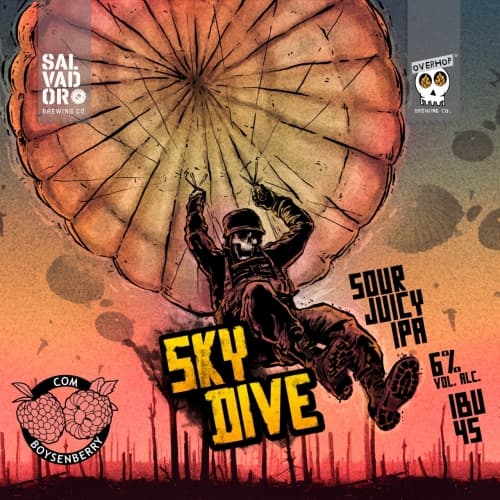 Skydive - Sour Juicy IPA Boysenberry