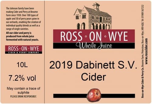 Dabinett Single Variety 2019