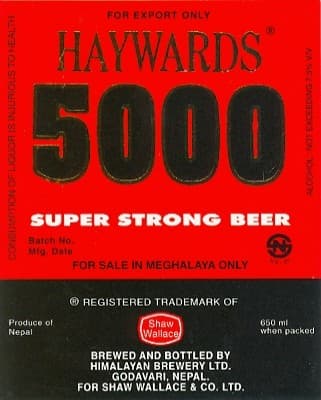 Haywards 5000 Super Strong Beer