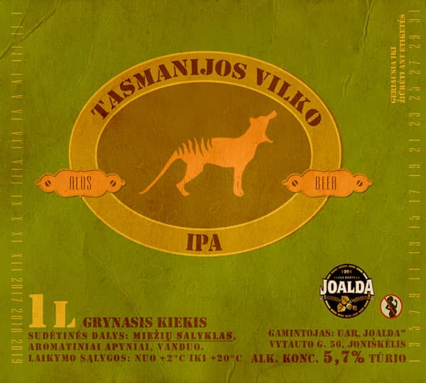 Tasmanijos Vilko IPA