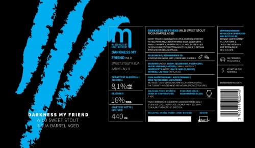 Darkness My Friend – Wild Sweet Stout Rioja Barrel Aged