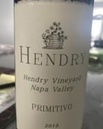 Hendry Vineyard Primitivo