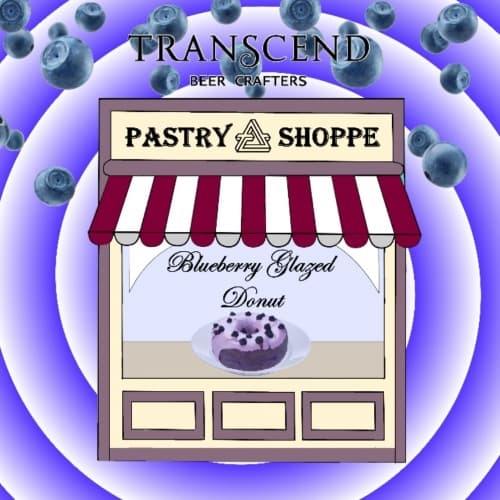Pastry Shoppe - Blueberry Glazed Donut