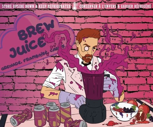 BREW JUICE - Pomme Grenade, Framboise, Cassis