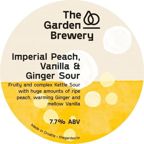 Imperial Peach, Vanilla & Ginger Sour