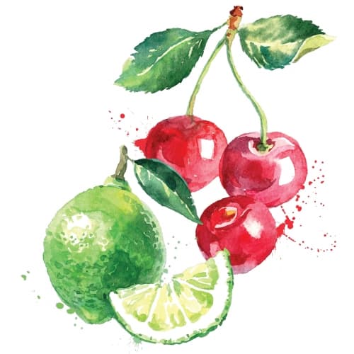 Cherry Lime Sparkle